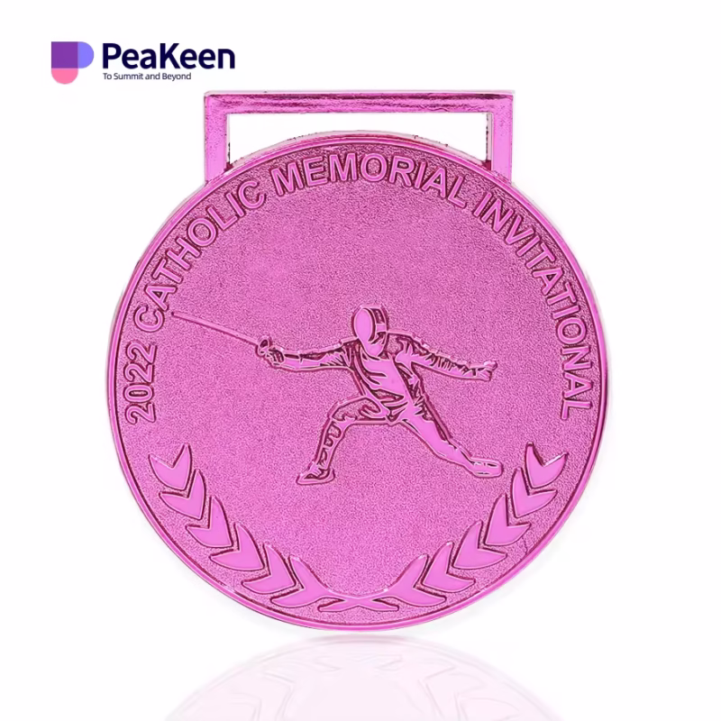Cercas de chapado rosa-Medallas_peakeen