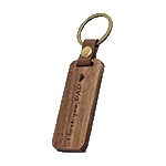 llavero de madera